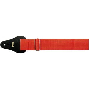 Stagg BJA006RD, gitarový popruh, červený Stagg BJA006RD, gitarový popruh, červený