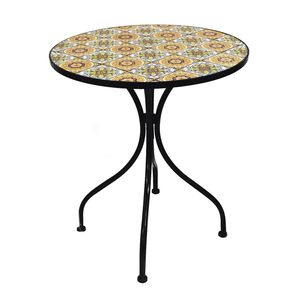 Mosaik Mosaiktisch Gartentisch Bistrotisch Tisch Ø60x70cm