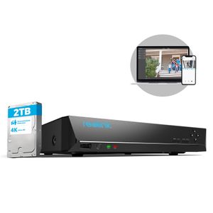 Reolink 8CH NVR 4K PoE Überwachungssystem Rekorder mit 2TB Festplatte Videoüberwachung für IP Kamera Haus, Innen, Sicherheit, NVS8