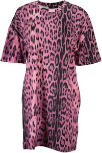 CAVALLI CLASS Stylisches Kurzes Damen Kleid Rosa Farbe: Rosa, Größe: XS