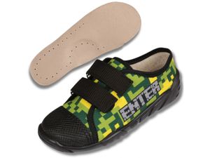 Zelené tenisky/pantofle pro kluky, dětské tenisky Cezar ZETPOL 33 EU