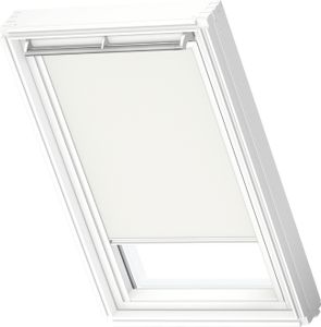 VELUX Original Verdunkelungsrollo für VELUX dachfenster SK06, Weiß, weißer Führungsschiene