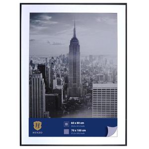 Henzo Fotorahmen - Manhattan - Fotogröße 70x100 cm - Schwarz