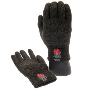 Dětské dotykové rukavice England RFU TA5076 (jedna velikost) (šedá)