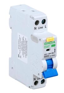 GACIA FI/LS-Schalter Leitungsschutzschalter/Fi-Schalter Kombination 1P 30mA Typ A 20A