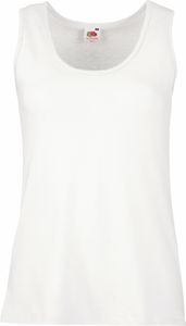 Fruit Of The Loom Lady-Fit Valueweight Damen Tank-Top BC1355 (S) (Weiß) Fruit Of The Loom Lady-Fit Valueweight Damen Tank-Top BC1355 (S) (Weiß)