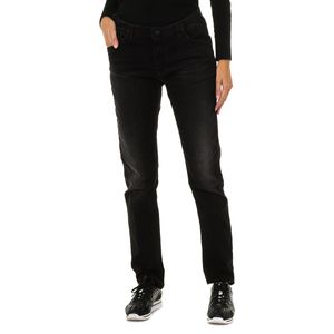 Jeanshose mit langem Used-Look 6X5J28-5D08Z für Damen