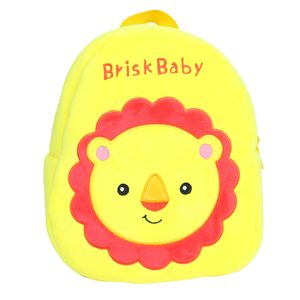 Roztomilé malé batole děti batoh plyšové zvíře karikatura Mini děti taška pro dítě dívka chlapce věku 1-3 roky (žlutá Lion)