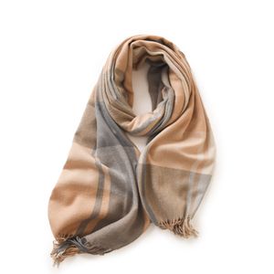 Warmer weicher Wollschal Wrap Pashmina Kaschmirmischung Langer Schal Frauen Damen Winter G