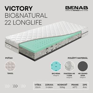 Benab Victory Bio&Natural 22 Longlife Matrac 120 x 200 cm