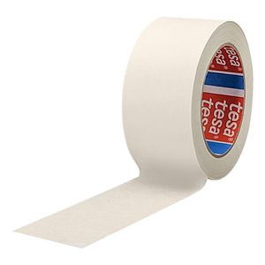 6x TESA Papierklebeband tesapack 4713 mit Naturkautschukkleber  50mm x  50m weiß