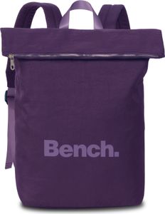 Bench. Plecak na laptopa z przegrodą na laptopa Plecak miejski dla dziewczynek fioletowy