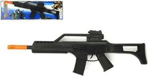 Pistole/Samopal jiskřící plast 53cm na setrvačník