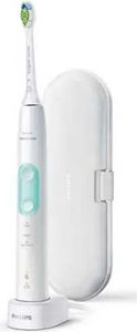 Philips Sonicare HX6857/28 Protectiveclean 5100 White AND MINT Schall-ZahnbÃ1/4rste, Timer, Ladestandsanzeige