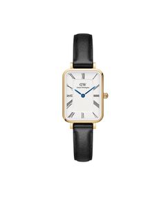 Damenuhr Daniel Wellington Quadro Römische Ziffern Sheffield Gold 20