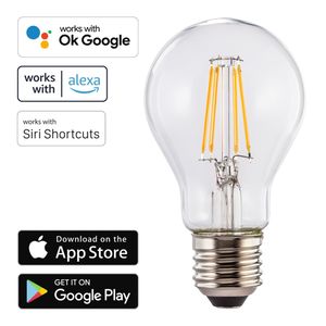 Hama WiFi LED-Filament E27 7Watt Warmweiß dimmbar