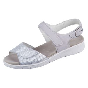 Semler dunja Damenschuhe Sandalen Sportiv Weiß Freizeit, Schuhgröße:EUR 41.5 | UK 7.5