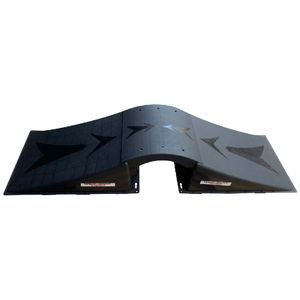 Rampage skate-Rampenverbindung 60 x 8 cm PE schwarz