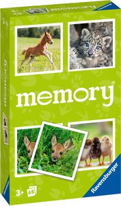 Ravensburger 22458 - Tierbaby memory®, der Spieleklassiker für Tierfans, Merkspiel für 2-6 Spieler ab 3 Jahren
