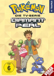Pokemon  Staffel 13 (DVD) Diamant und Perl  Min: 850/DD/VB  4Disc