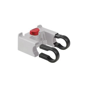 KLICKfix 0211F Ersatzschelle für Lenkeradapter an Lenker im Ø 22-26 mm, schwarz (10 Stück)