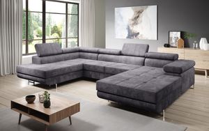 FURNIX Zante Couch Sofa Schlafsofa U-Form U-Sofa Schlaffunktion KR 22