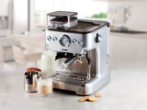 Espressomaschine mit Mahlwerk für 250g ganze Bohnen, 2,7 Ltr. Wassertank DO725K