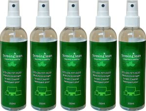 Screen Clean 5x 250ml Bildschirmreiniger 100% recycling r-Pet