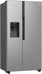 Gorenje NRR9185ESXL Side-by-Side Kühlgefrierkombination Superior, LED-Dispaly, IceMaker, Gesamtvolumen 566 Liter, Grau