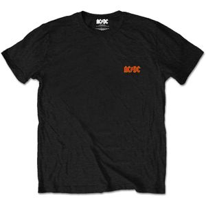 AC/DC - T-Shirt Logo für Herren/Damen Unisex RO188 (L) (Schwarz)