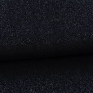 Viskose Stoff Bekleidungsstoff Radiance Foliendruck Glitzer schwarz silber 1,4m Breite