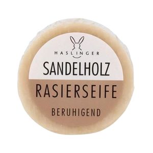 Haslinger Sandelholz Rasierseife beruhigend milde Pflanzenöle Erfrischender Duft 60 g