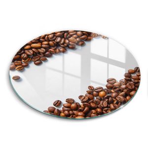 Glasschneideplatte - Herdabdeckplatte - fi40 cm -Schneidebrett - Spritzschutz - Getreidekaffee