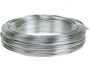 Aludraht 2mm Silber 60m 500g - Basteldraht, Floristendraht, Modellbau, Schmuckdesign