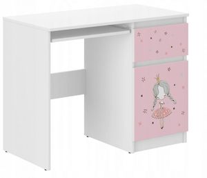 Kinderschreibtisch Schreibtisch für ein Kinderzimmer Holzschreibtisch 96x50x76 cm; Rosa