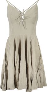 GUESS JEANS SHORT DRESS LADIES GREEN : Barva - zelená, Velikost - XS Velikost: XS Barva: zelená