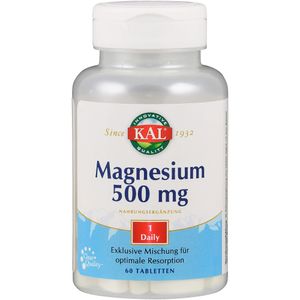 Hořčík 500 mg KAL, 60 ks TAB