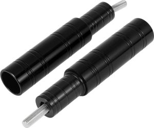 10.5mm Motorrad Slider Rahmen Aluminiumlegierung Rad Verkleidung Schutz Crash Pad Schutzbügel 28mm 134mm Bolzen Schwarz 2 Set 10.5mm Motorrad Slider Rahmen Aluminiumlegierung Rad Verkleidung Schutz Crash Pad Schutzbügel 28mm 134mm Bolzen Schwarz 2 Set