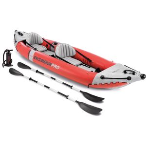 INTEX 68309NP - Loď - Excursion Pro Kayak K2 Set (včetně hliníkového pádla + pumpy)