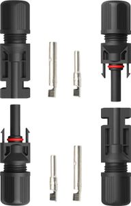 PV Solarstecker Stecker wasserdicht Solarkabel Buchse Verbinder 1-100 Paar 1500VMenge:2-Paar