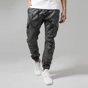 Urban Classics Camo Cargo Jogging Pants szare moro - 36