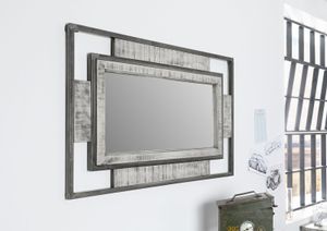 Spiegel Mango 76x4x122 grau lackiert HEAVY INDUSTRY #155