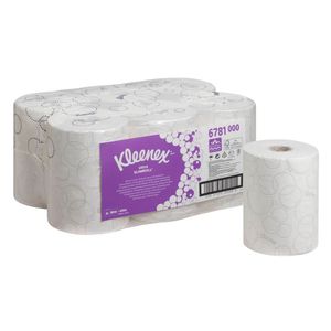 6 Kleenex® Handtuchrollen Ultra SLIMROLL® 2-lagig weiß