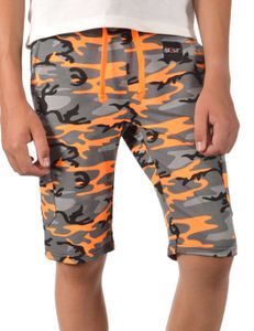 Kinder Jungen BEZLIT Stoff Shorts Uni Camouflage Orange Camouflage 104/110