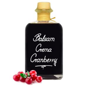 Balsamico Creme Cranberry 1L 3% Säure mit original Crema di Aceto Balsamico di Modena IGP.