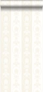 Origin Wallcoverings Tapete Ornamente Silber und Weiß - 346829 - 53 cm x 10,05 m