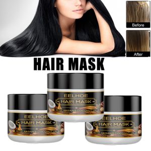3Flaschen  50g Haare Haarmaske, Shiny Hair Haarmaske Magische Haarbehandlungsmaske Geeignet Für Trockenes & Strapaziertes Haar