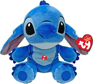 TY Disney Beanies Stitch Plüschtier - Weicher Teddy für Kinder und Babys - Kuscheliges Sammler-Stofftier, Blue