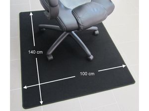 Bürostuhlunterlage Bodenschutzmatte Büromatte extrem hochwertig Velour 140 cm