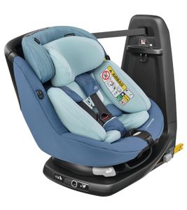 Maxi-Cosi AxissFix Autositz, 360° drehbarer Kindersitz mit ISOFIX und Liegeposition, nutzbar ab ca. 0 Monate bis 4 Jahre (ca. 45 - 105 cm), Frequency Blue, Blau